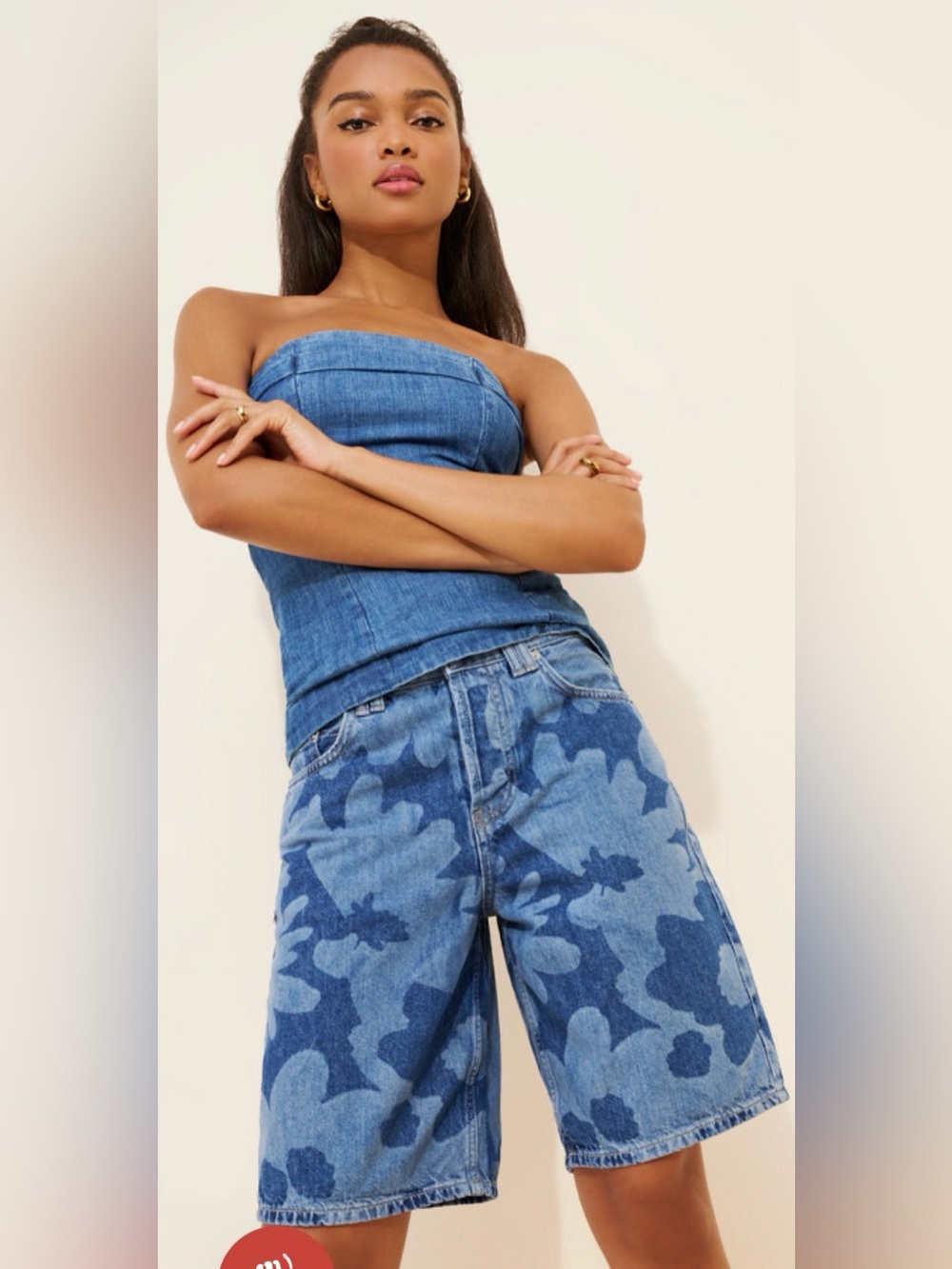 Free people Morgan denim shorts NWT